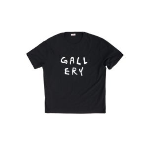 [1011갤러리] Gallery Logo T-shirt Black (Restock)