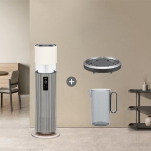 LG 퓨리케어 오브제컬렉션 하이드로타워 + 무빙휠 + 급수비커 세트 HY705RSUAMB