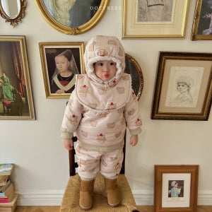 스노우맨 스키복SET (스키복＆눈썰매복)