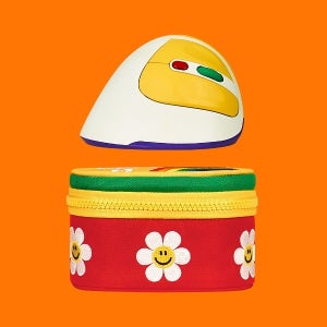 [앱코X위글위글] 버티컬 마우스 - Ivory, 무선 사무용 노트북 인체공학 아이보리