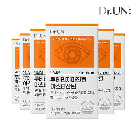 닥터언 루테인지아잔틴 <b>아스타잔틴</b> 6박스(180캡슐)