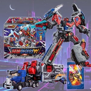 메탈카드봇W 헤비아이언W 시즌3 변신 로보트 장난감