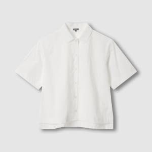 [자주] 여 사각사각 반팔 셔츠 - 화이트 (J115203110)