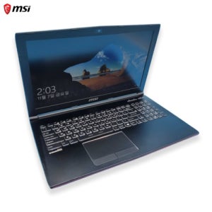 MSI i7 HQ RAM 16GB GTX 1050Ti 1.5TB 15.6인치 노트북