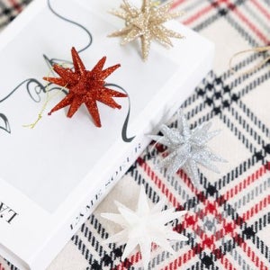 크리스마스 별 트리 장식 모빌 8cm 4컬러 꾸미기 소품