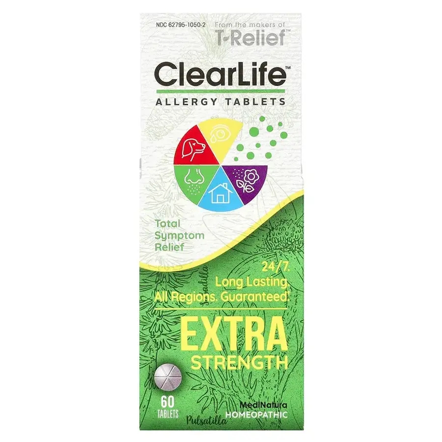 [iHerb 공식] <b>MediNatura</b>, ClearLife <b>알레르기</b> 정제, 60정