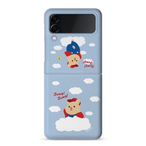 [아이무이] 삼성 갤럭시 Z플립3 하드 케이스 무이츄(스트랩홀)Z FILP3 제트플립3 지플립3/햄스터 커플