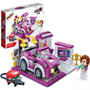 조립블럭 초등블럭 재미있는블럭 작동완구 블록 레이싱카 전시회장