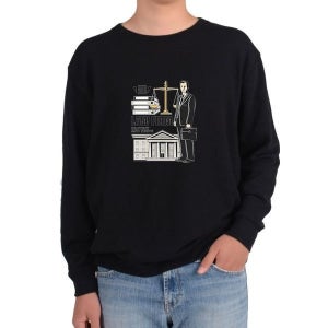 [하프클럽]맨투맨 변호사 로펌 법원 정의그림 모든사이즈