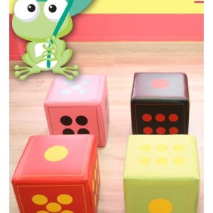 창의력촉진아기의자 유아의자 아동가구 아동가구세트 주사위 보조의자 (세트)