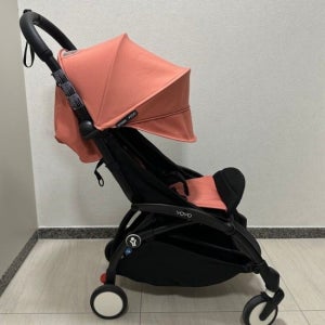 스토케 요요3 프리미엄 휴대용 유모차 (프레임 블랙/컬러팩 진저)