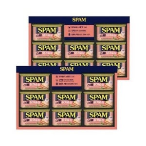 선물세트 답례품 명절선물 12호 2개 스팸 CJ