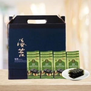 김 선물세트 답례품 거래처 도시락김 12봉 구정 설