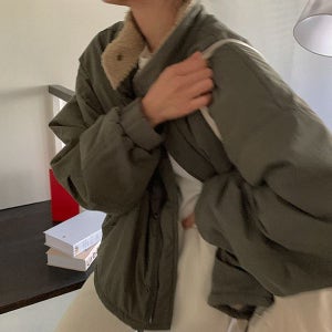 내일도착 야상 [누적1천장/인기재진행/양털안감] 카터 양털 숏 패딩 야상 점퍼