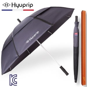 협립 골프우산제작 65 네이비 이중방풍 장우산기념품