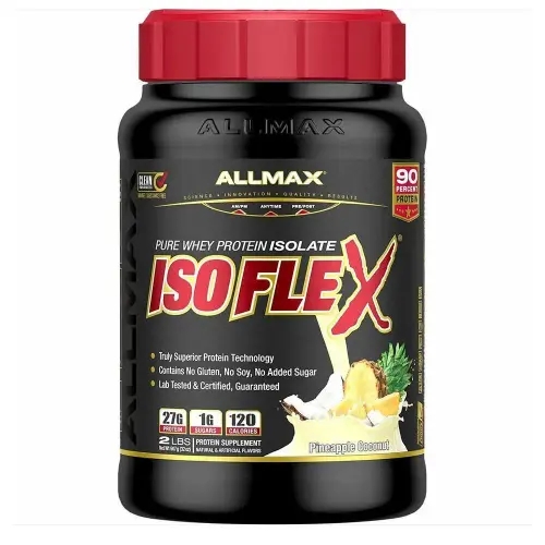 ALLMAX 올맥스 <b>아이소플렉스</b> 웨이 프로틴 <b>파인애플 코코넛</b> 분리유청단백질 907g