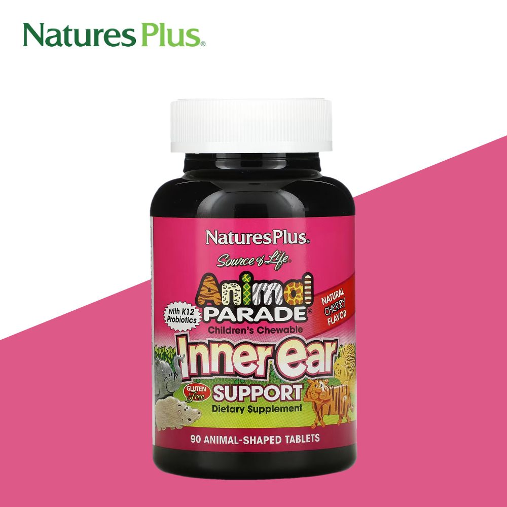 네이처스플러스 애니멀 퍼레이드 칠드런 <b>이너이어 서포트</b> 체리맛 90츄어블