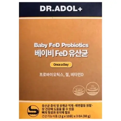 닥터아돌 FeD <b>베이비</b> 아기 유산균 <b>노스랩</b>