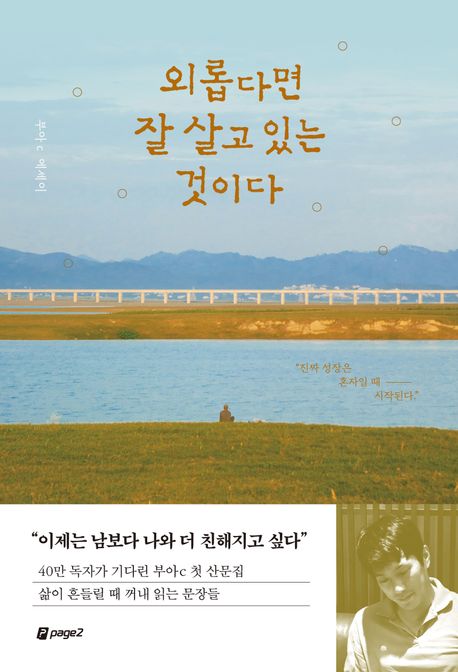 외롭다면 잘 살고 있는 것이다 : 삶이 흔들릴때 꺼내 읽는 문장들
