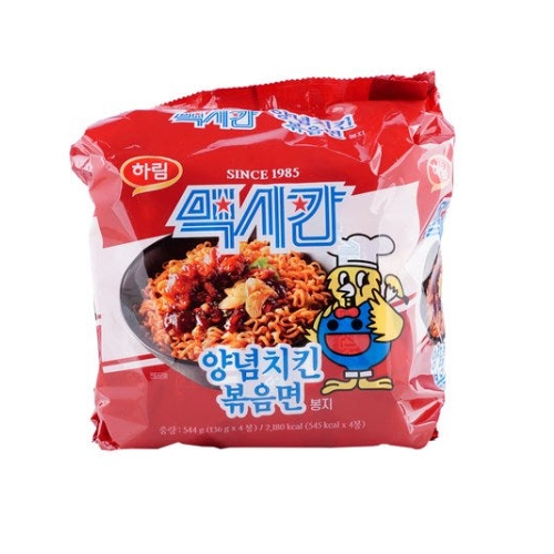 맥시칸 양념치킨 볶음면 성분 분석