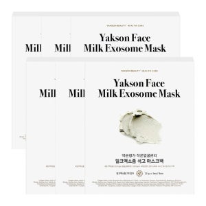 약손명가 작은얼굴관리 밀크엑소좀 석고 마스크팩 5매X6개