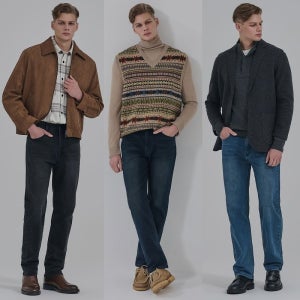 뱅뱅 남성 25F/W 라이크라 기모 데님팬츠 3종[35559985]