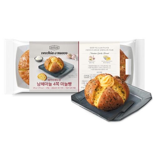 남해마늘 4쪽 마늘빵 제품 이미지