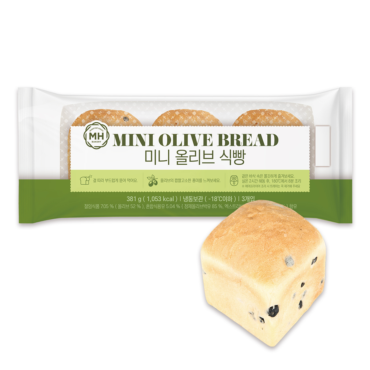 밀크앤허니 미니 올리브식빵 성분 분석