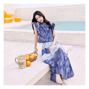 JJ지고트 페이즐리 티어드 스커트 GR6A0SKR11