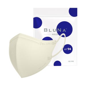 블루나 KF94 새부리형 컬러마스크 대형 중형 50매
