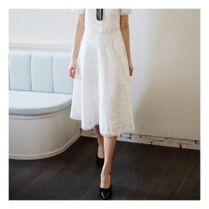 JJ지고트 플로럴 플레어 스커트 GR5A0SK511