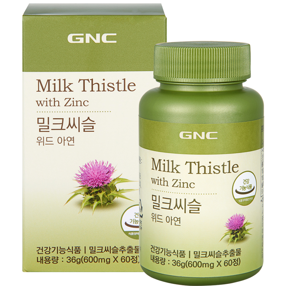 GNC <b>밀크씨슬 위드 아연</b> 36g