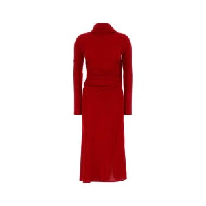블루마린 BLUMARINE 4A382A N0313 Red jersey dress
