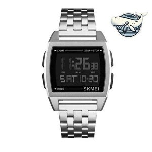 스마트 메탈 손목 시계 모던 전자 남성용 방수-WFH1N5Q