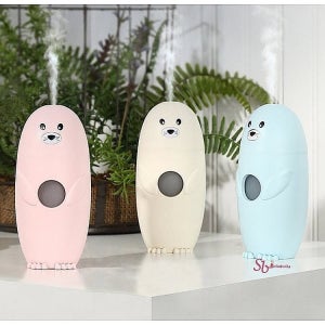 가습기 탁상용 사무용 청소쉬운 저소음 원룸 무드 초음파 세척편한 무드등 작은방qrs472