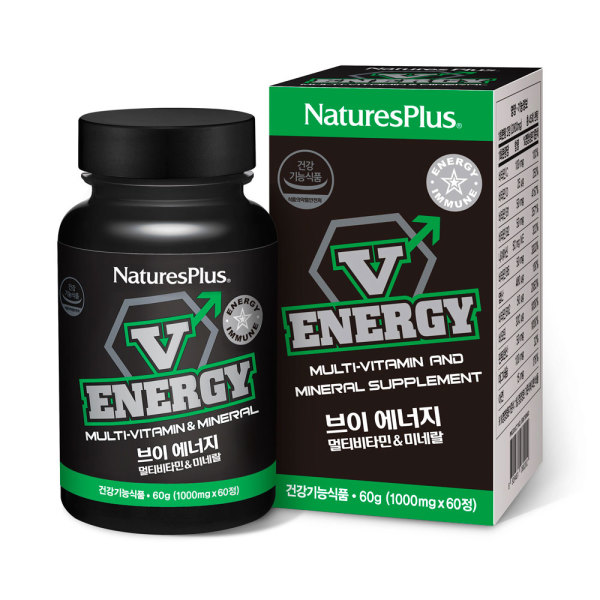 네이처스<b>플러스</b> 브이<b>에너지</b> <b>멀티비타민</b>미네랄 60정 청소년수험생영양제