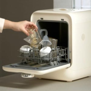 꿈비 젖병 세척 보관 건조 올인원 UV 소독기