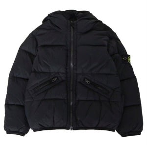 스톤아일랜드 25FW 키즈 와펜 패치 다운 패딩 블랙 K2S164100017 S0028 V0029 6-8Y
