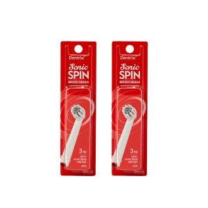 동국제약 덴트릭스 [1+1] 리필특가 덴트릭스 소닉스핀 전동칫솔 교체용 칫솔모(E005) 3P+3P