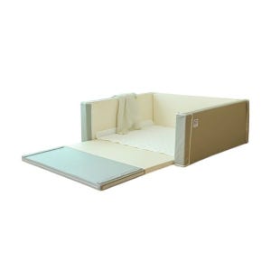 꼬망세 범퍼 매트 침대 신생아 아기 유아 층간소음 (크림그레이)