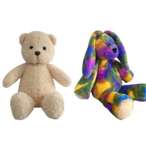 테이스티드 토끼 + 시고르베어 애착인형 레인보우 L