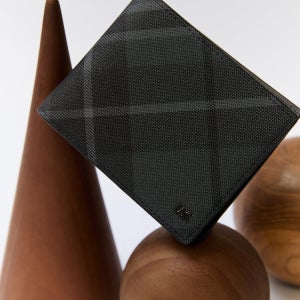 [닥스 액세서리 남성] [스테디셀러] 블랙 체크 가죽 반지갑 WBWA5E301BK