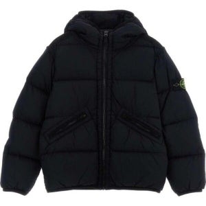 스톤아일랜드 [스톤아일랜드] (당일) 25FW 스톤 아일랜드 키즈 와펜 패치 블랙 패딩 자켓 K2S1 64100017 S0028 V0029