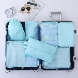 [하프클럽]여행용 캐리어 정리 보관 파우치 8종세트 RD-10156