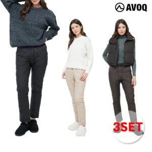 아보크 25FW 최신상 여성용 패딩팬츠 3종 TV상품