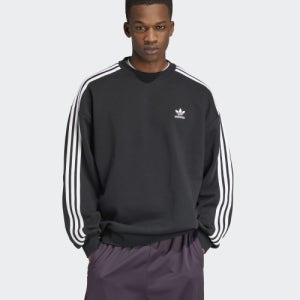 [아디다스] 오버사이즈 크루 스웨트셔츠 - 블랙 / IZ1829 IZ1829