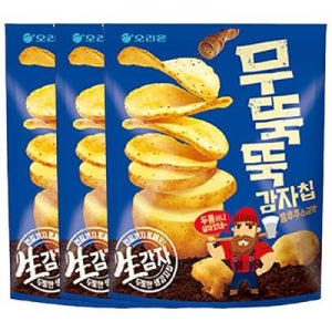 감자과자 무뚝뚝 감자칩 통후추소금맛 60g 3P 감자 스낵 간식