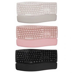 [아이온코리아] 지클릭커 오피스프로 구름 EK200 풀윤활 인체공학 무선 블루투스 키보드