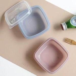 실리콘 밥팩 2p 반찬 간식 식재료 보관 용기 소분통 (S8634182)