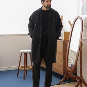 (XL-6XL)디뮤어 싱글코트 WM22155[NHC빅사이즈,데이트,소개팅,오피스,#발마칸 #울코트 #안감누빔]